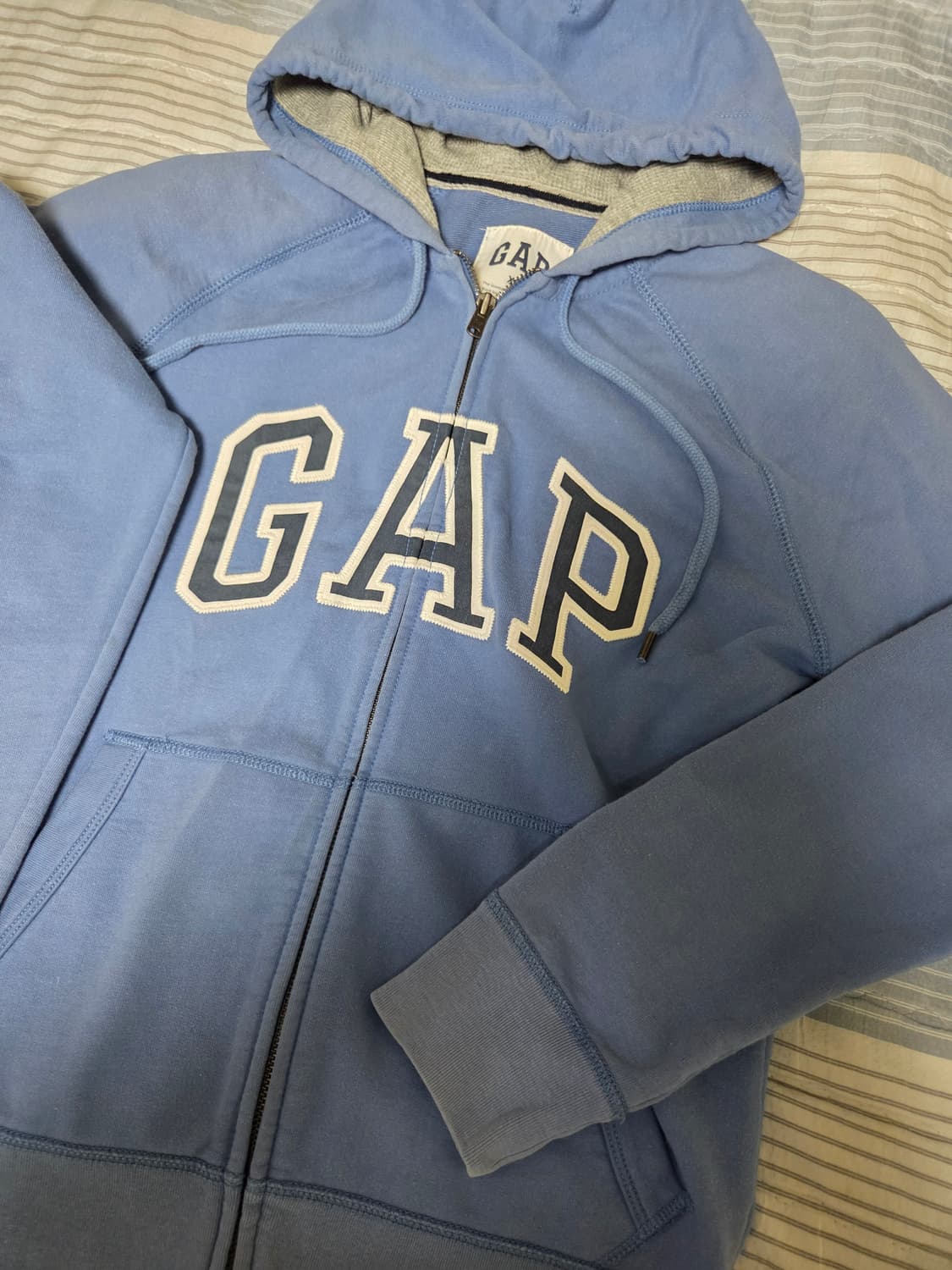 갭 스카이블루 소라색 후드집업 상품이미지1