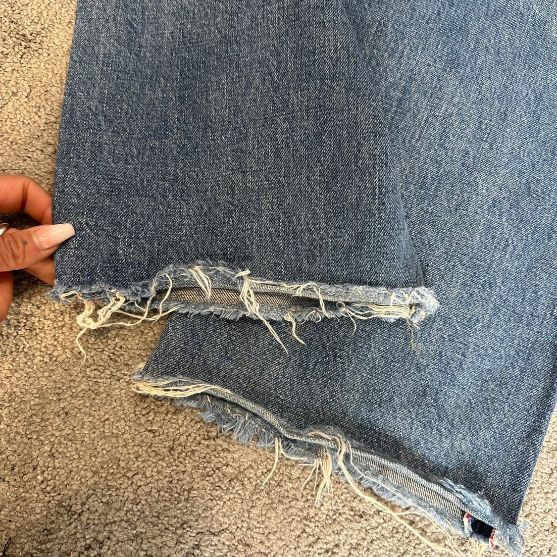 에드윈505 505X 셀비지 와이드핏 데님 팬츠(29) 상품이미지7