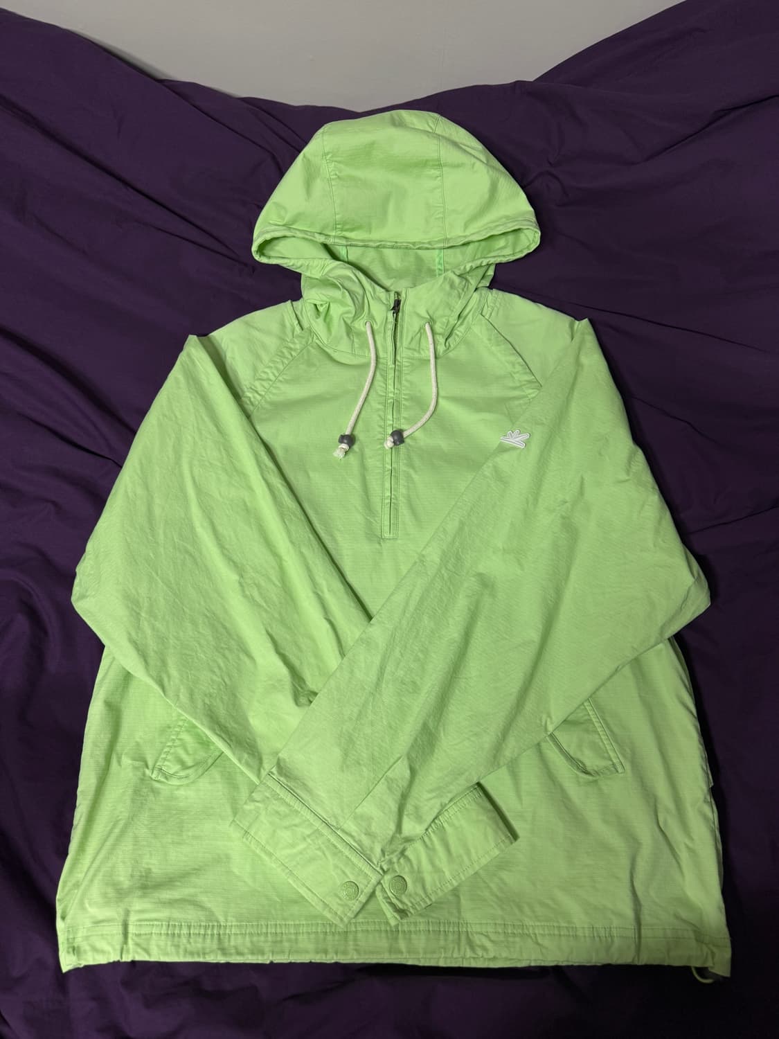 SUNLOVE 썬러브 투웨이 아노락 자켓 그린 상품이미지4