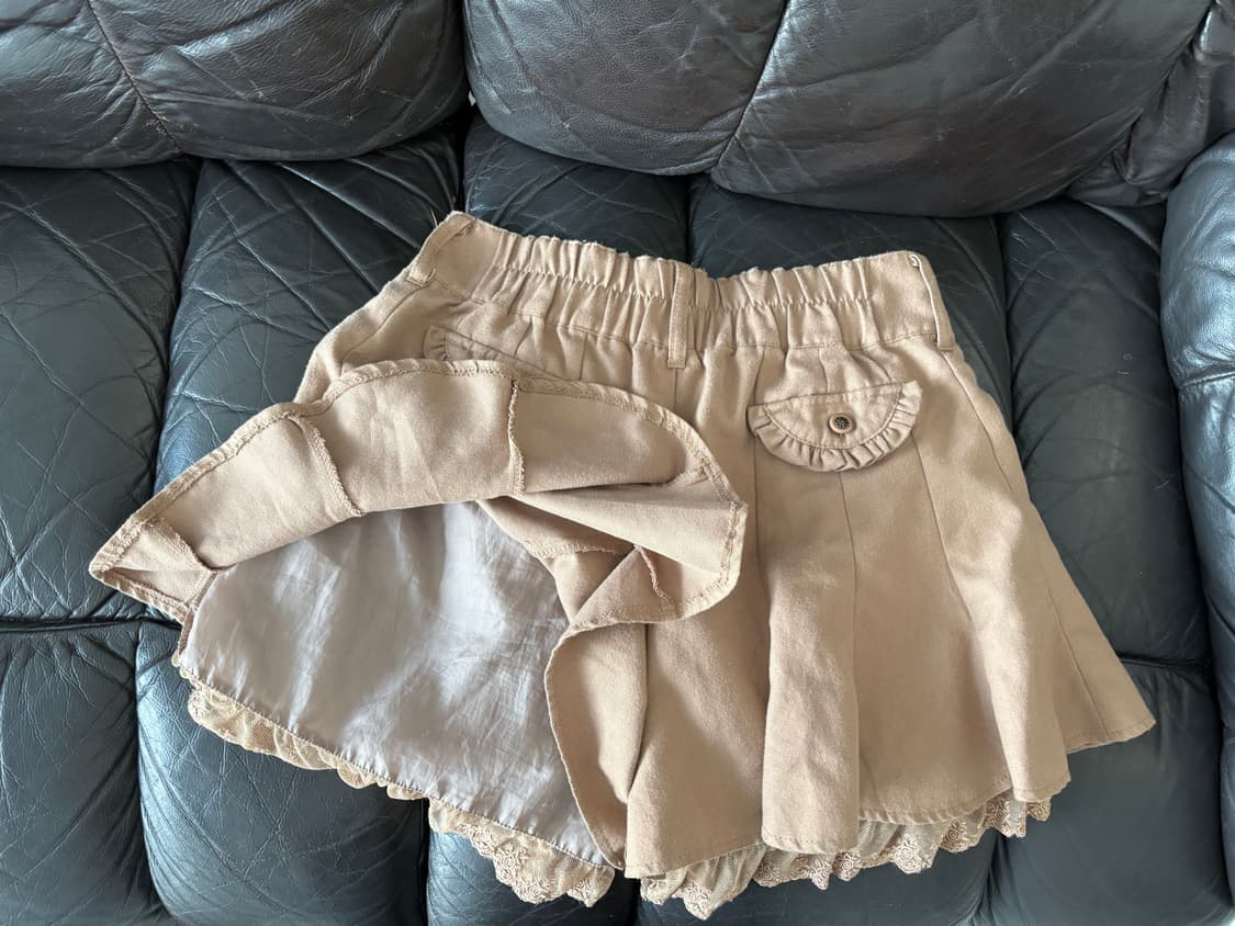 axes femme) lace trim flare shorts 상품이미지4