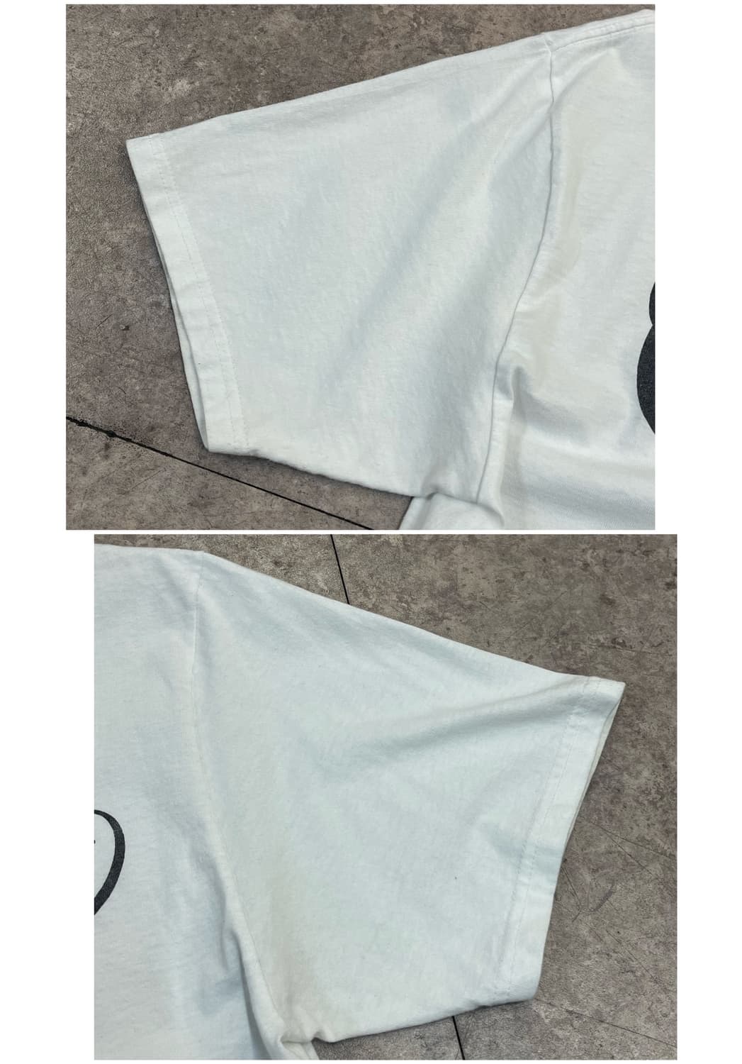 스투시 월드투어 반팔티 화이트 M #csz3936 상품이미지10