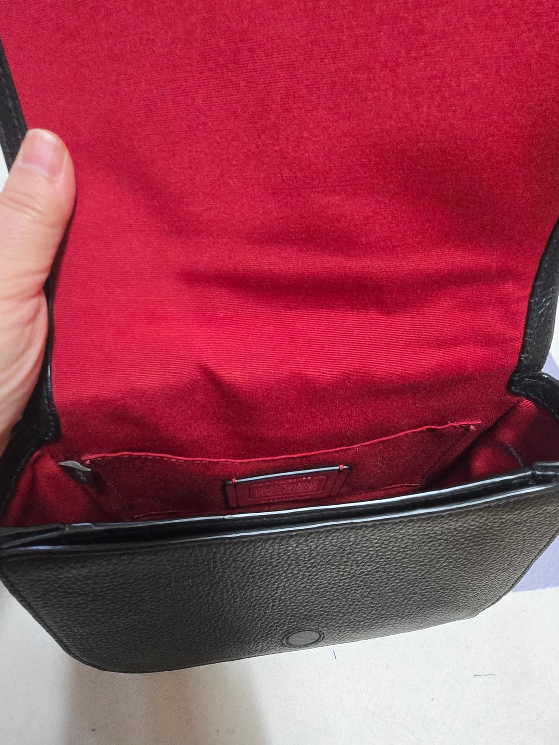 코치 여성 홀스 앤 캐리지 새들 백 블랙 검정 크로스백 상품이미지7