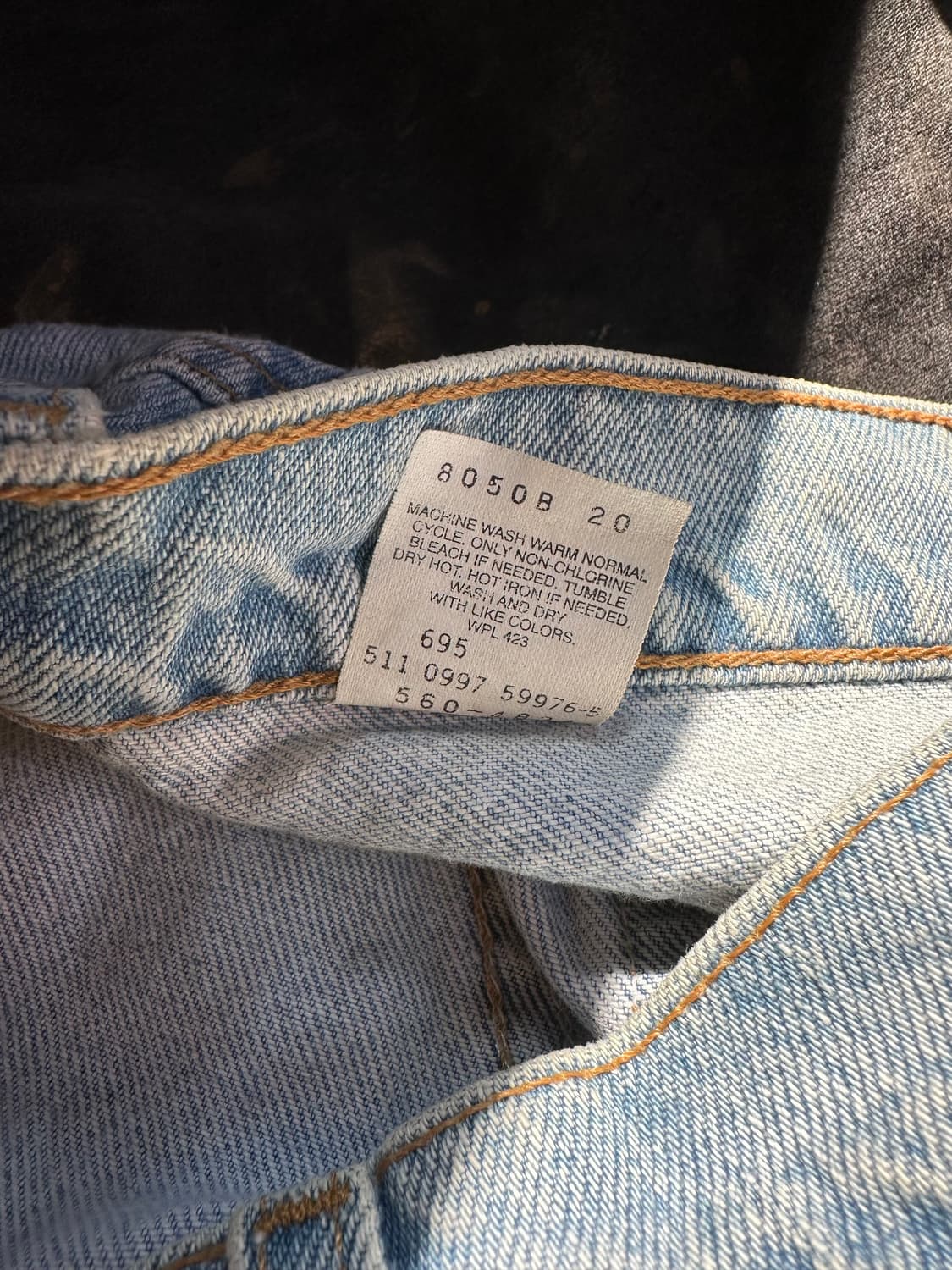 90s 리바이스560 데님 팬츠 36x30 made in usa 상품이미지8