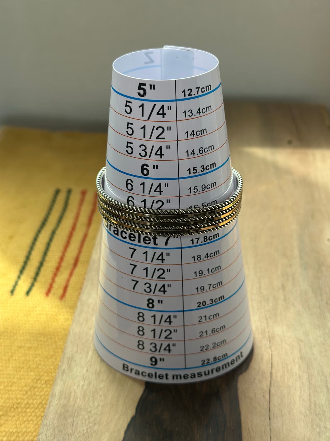 [네이티브 아메리칸]Tom hawk 12KGF 스택 라인 커프 상품이미지10