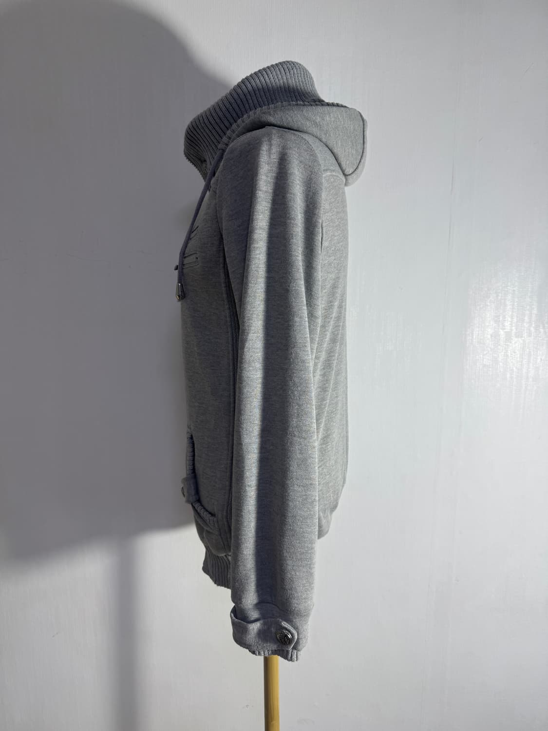 Sorridere 하이넥 스웻 후드집업 자켓 y2k lgb goa 상품이미지3