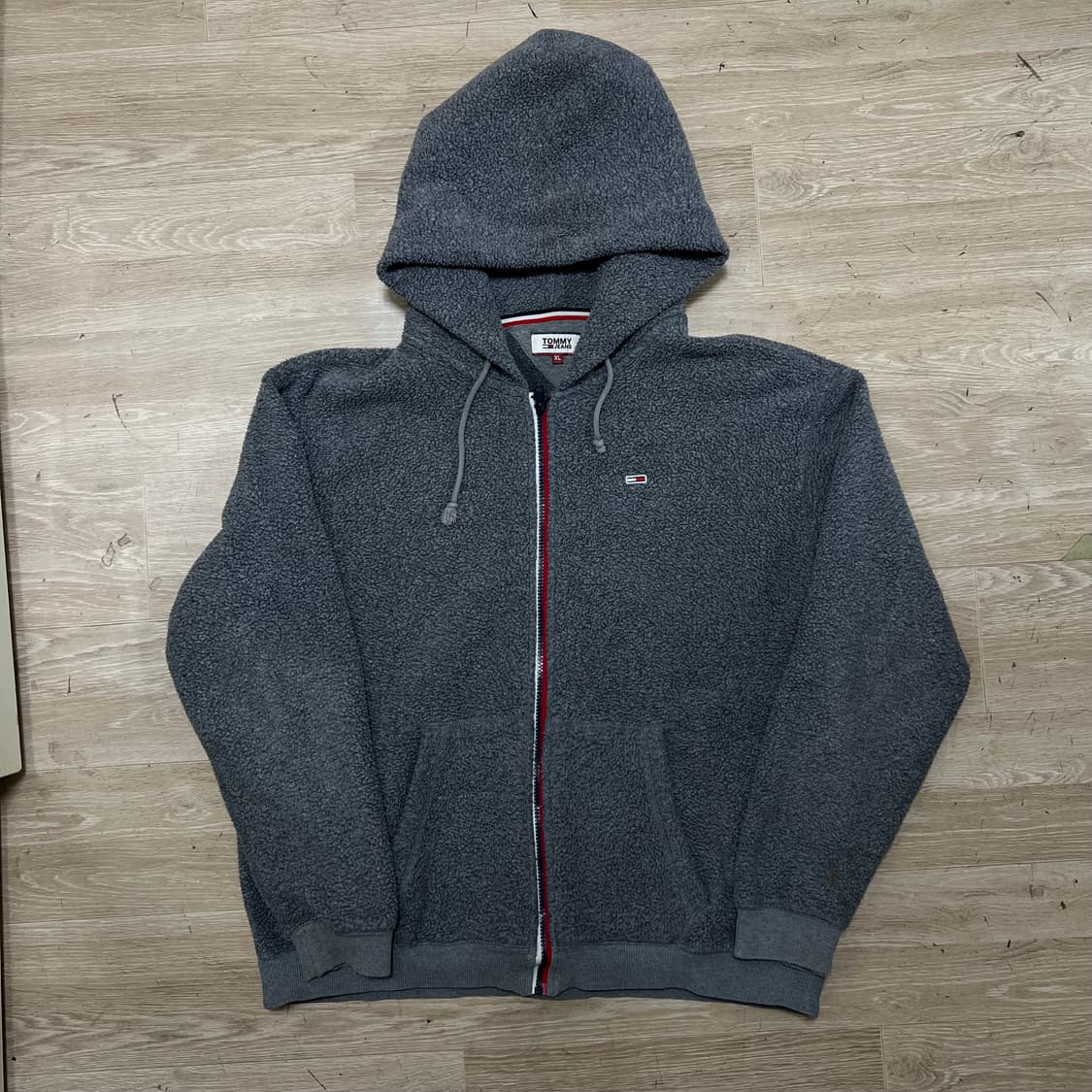 타미힐피거 진스 후드 후리스 플리스 자켓 [그레이] XL/105 상품이미지1