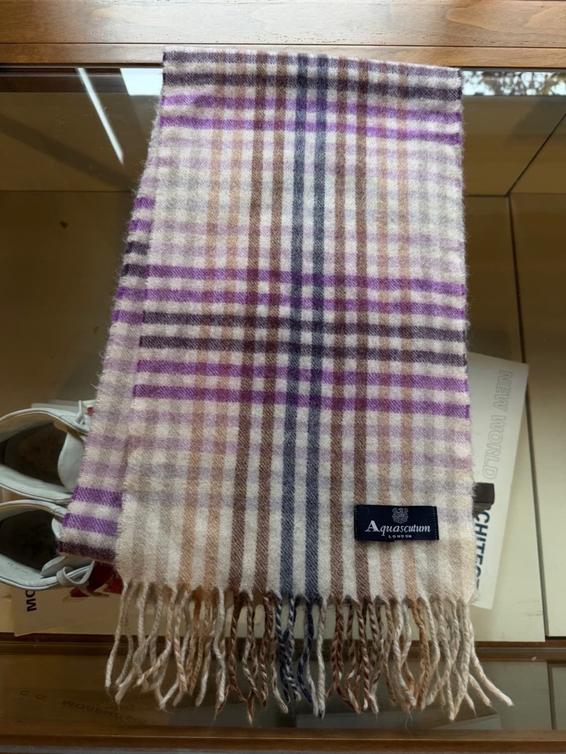 아쿠아스큐텀 캐시미어 머플러 상품이미지7