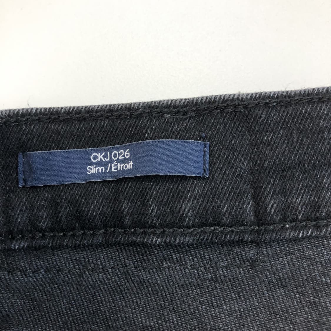 ck 캘빈클라인 026 블랙패치 데님진 36 인치  상품이미지4