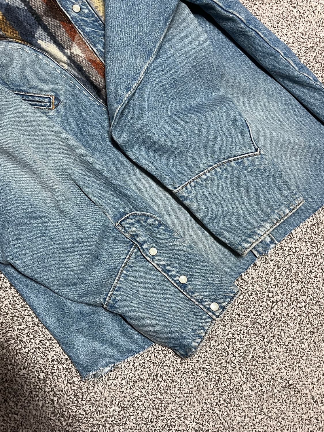 Rework western denim shirt 상품이미지6