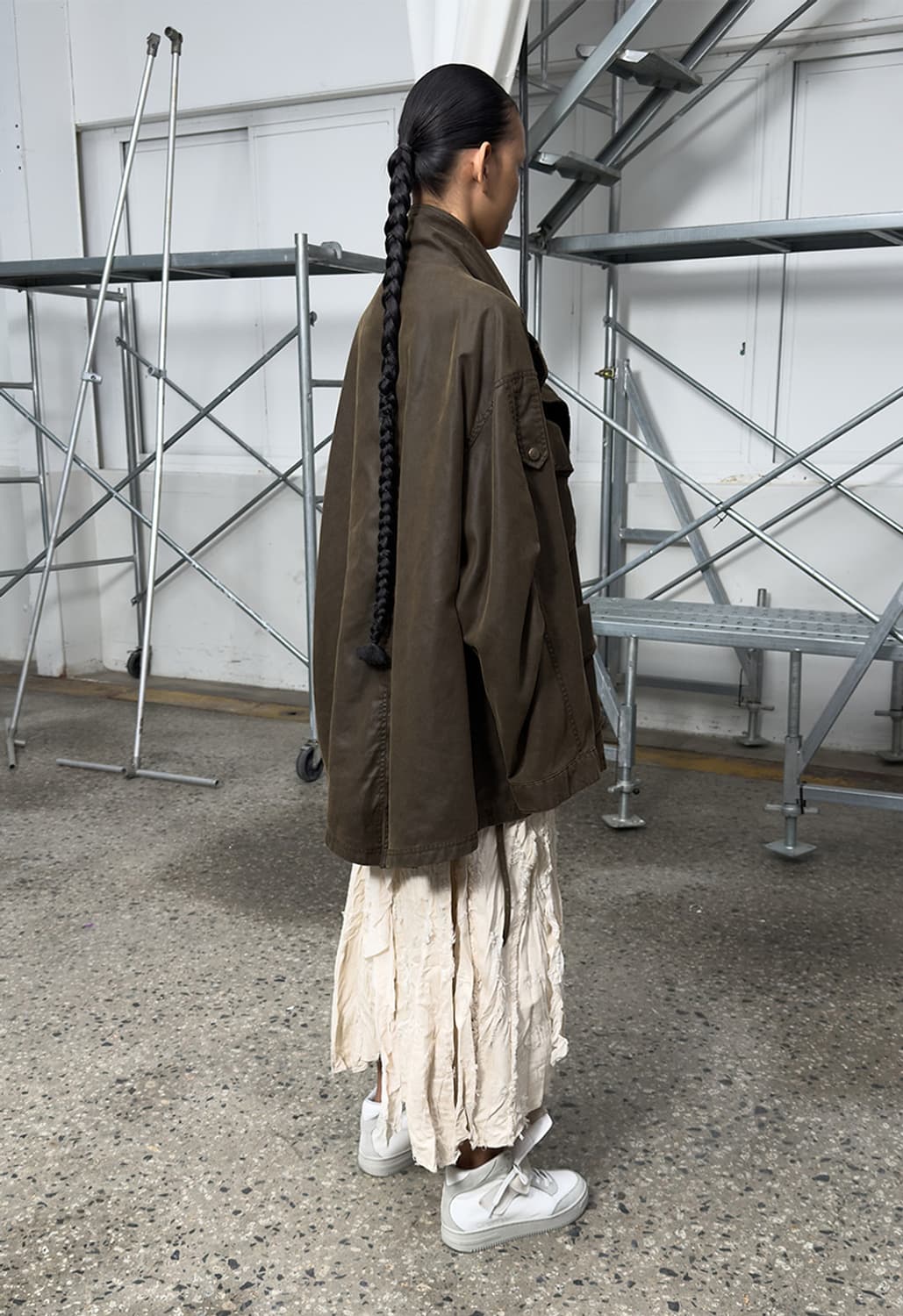 오픈와이와이 카고 포켓 필드 자켓 브라운 상품이미지4