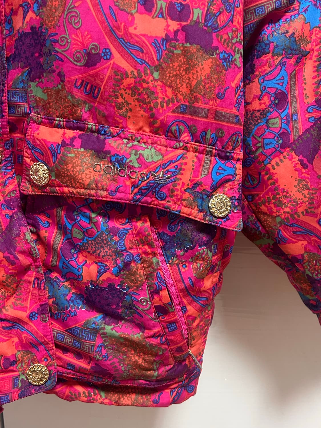 아디다스 빈티지 패턴 패딩 90 상품이미지3