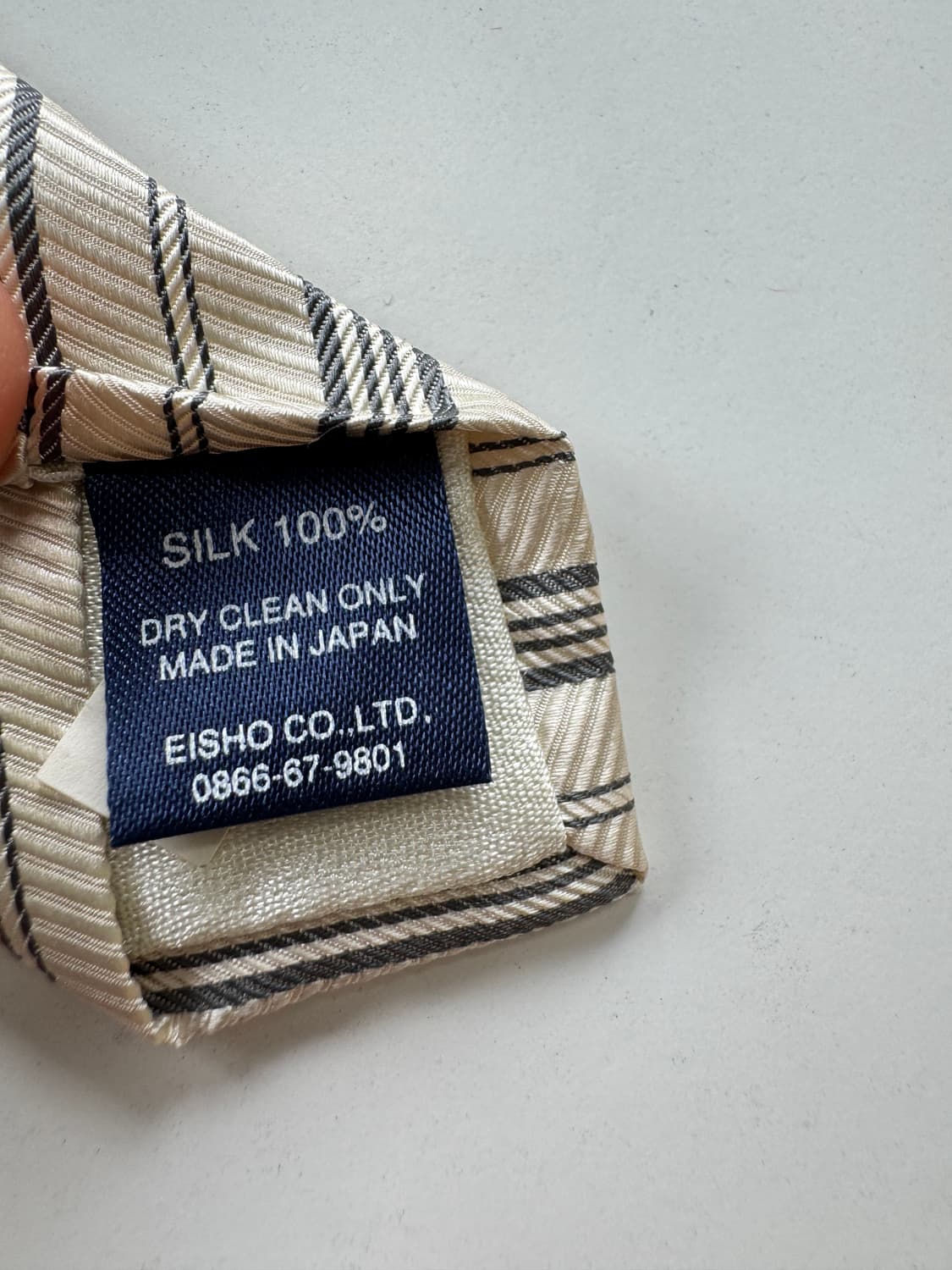 더 수트컴퍼니(The suit company) 실크 넥타이 8.7cm 상품이미지6