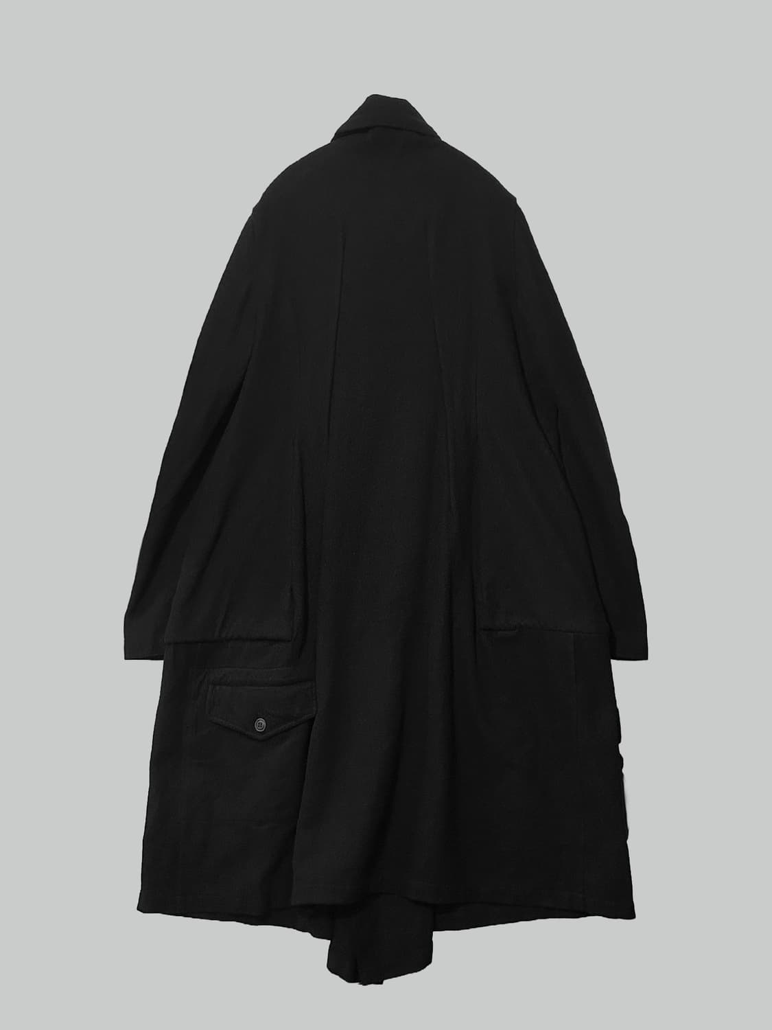 꼼데가르송 블랙 레이어드 코트 상품이미지2