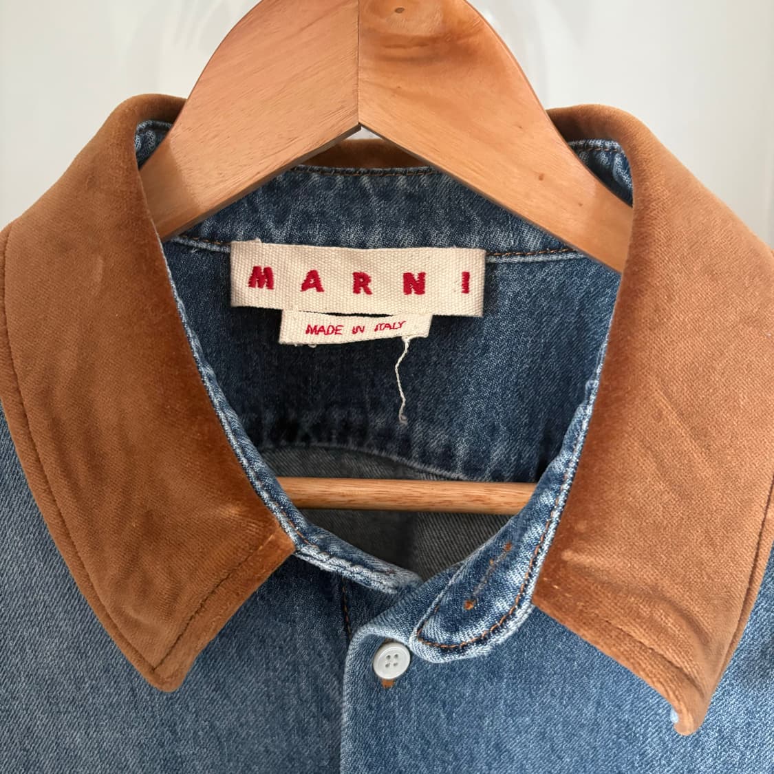 [46] Marni 마르니 울프 데님셔츠 상품이미지3