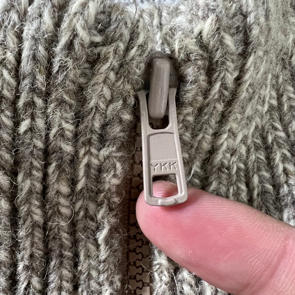 빈티지 헤비 울 하프집업 니트  상품이미지5