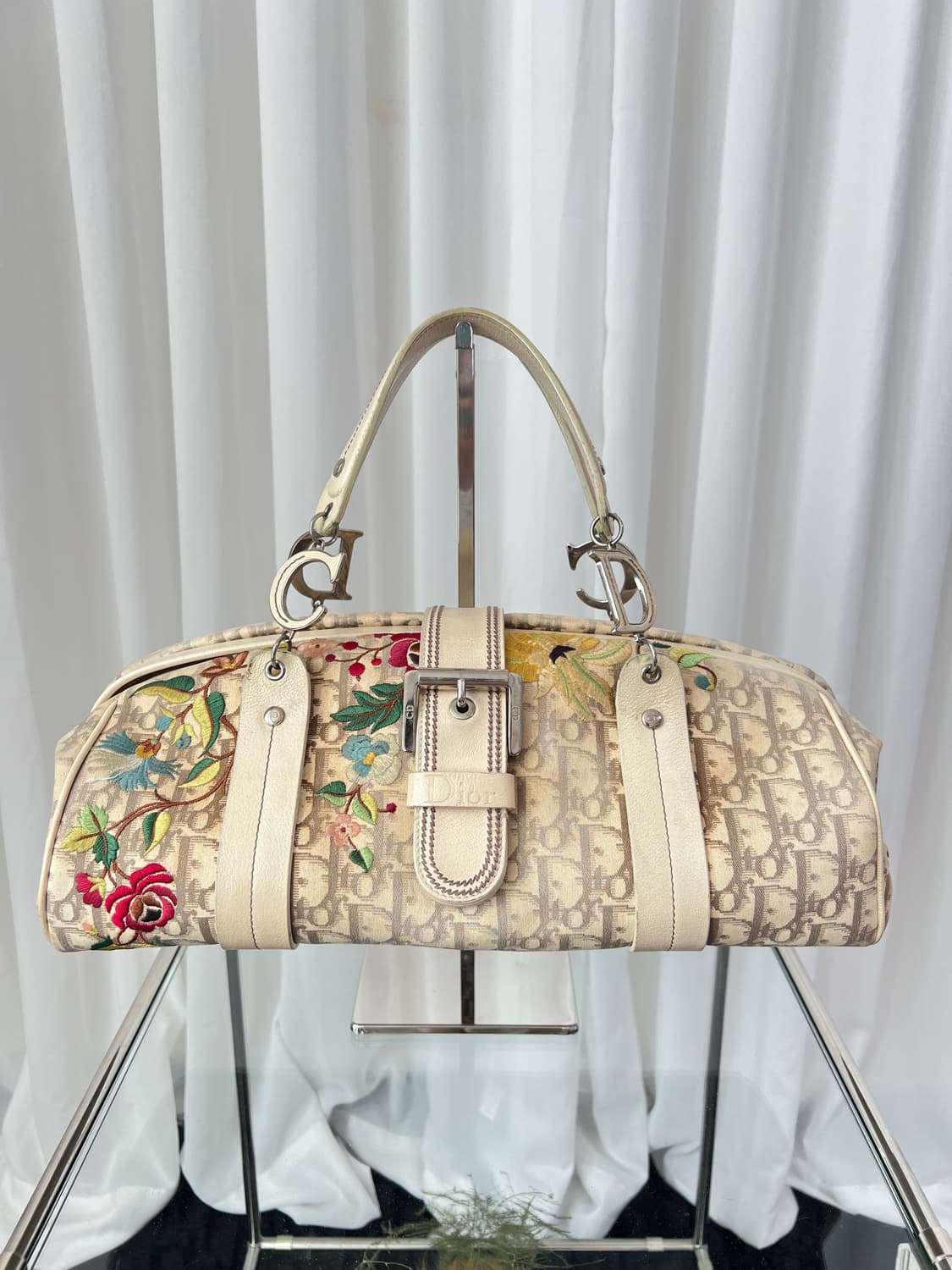 크리스찬 디올 2005 디오리시모 플로럴 트로터 숄더백 상품이미지3