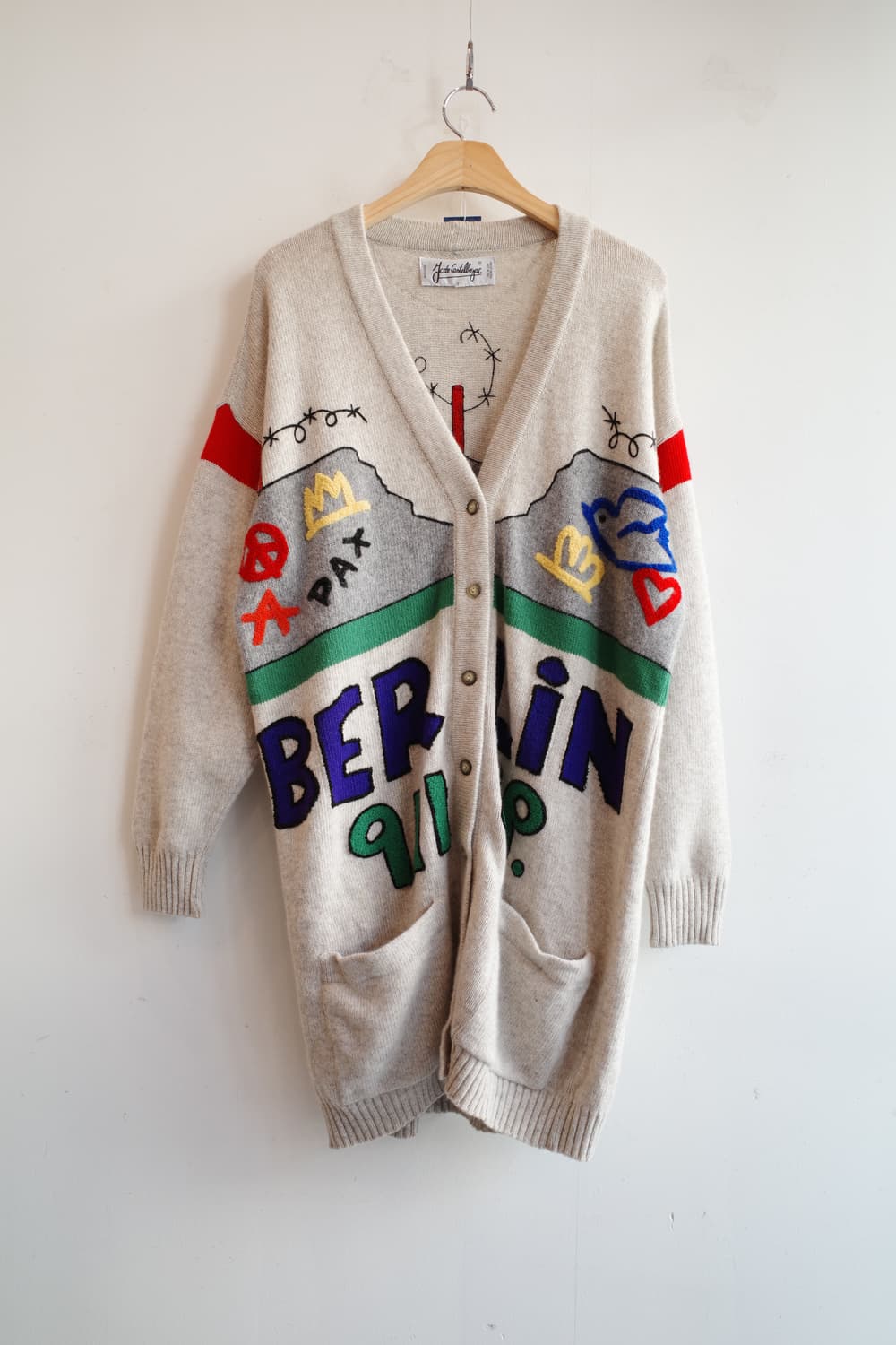 J.C DE CASTELBAJAC 자수 롱가디건 (MADE IN ITAL 상품이미지1