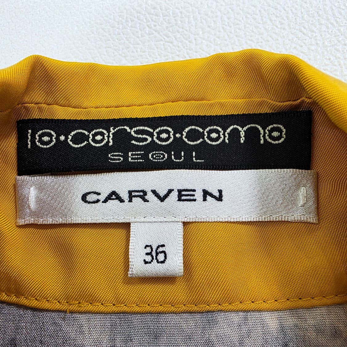 까르벵(Carven) 100% 실크 사파리 그래픽 점프수트 55 상품이미지4