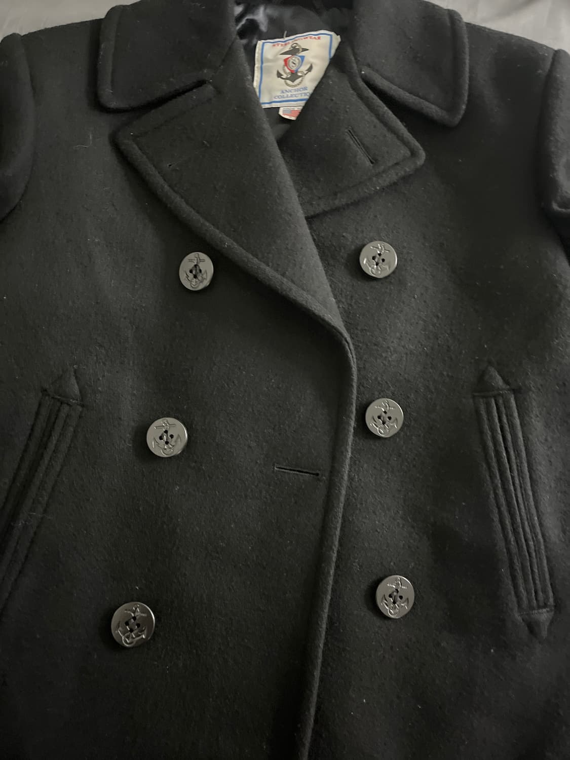 오리지널 미 해군 피코트 36R 상품이미지2