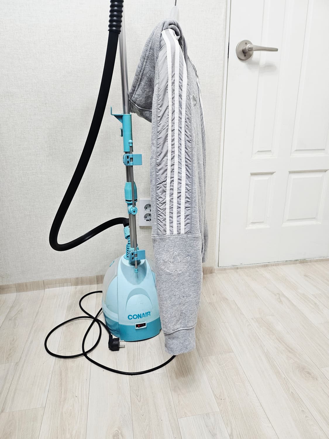 (100)L☆초대장급☆ 아디다스 파이어버드 [실버그레이] 트랙탑 후드져지 상품이미지6