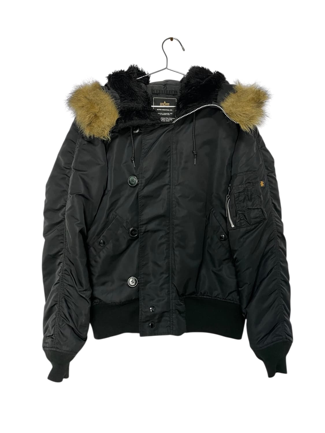 알파인더스트리 N2B 빈티지 퍼 야상 봄버자켓 항공점퍼 패딩 XL 상품이미지1