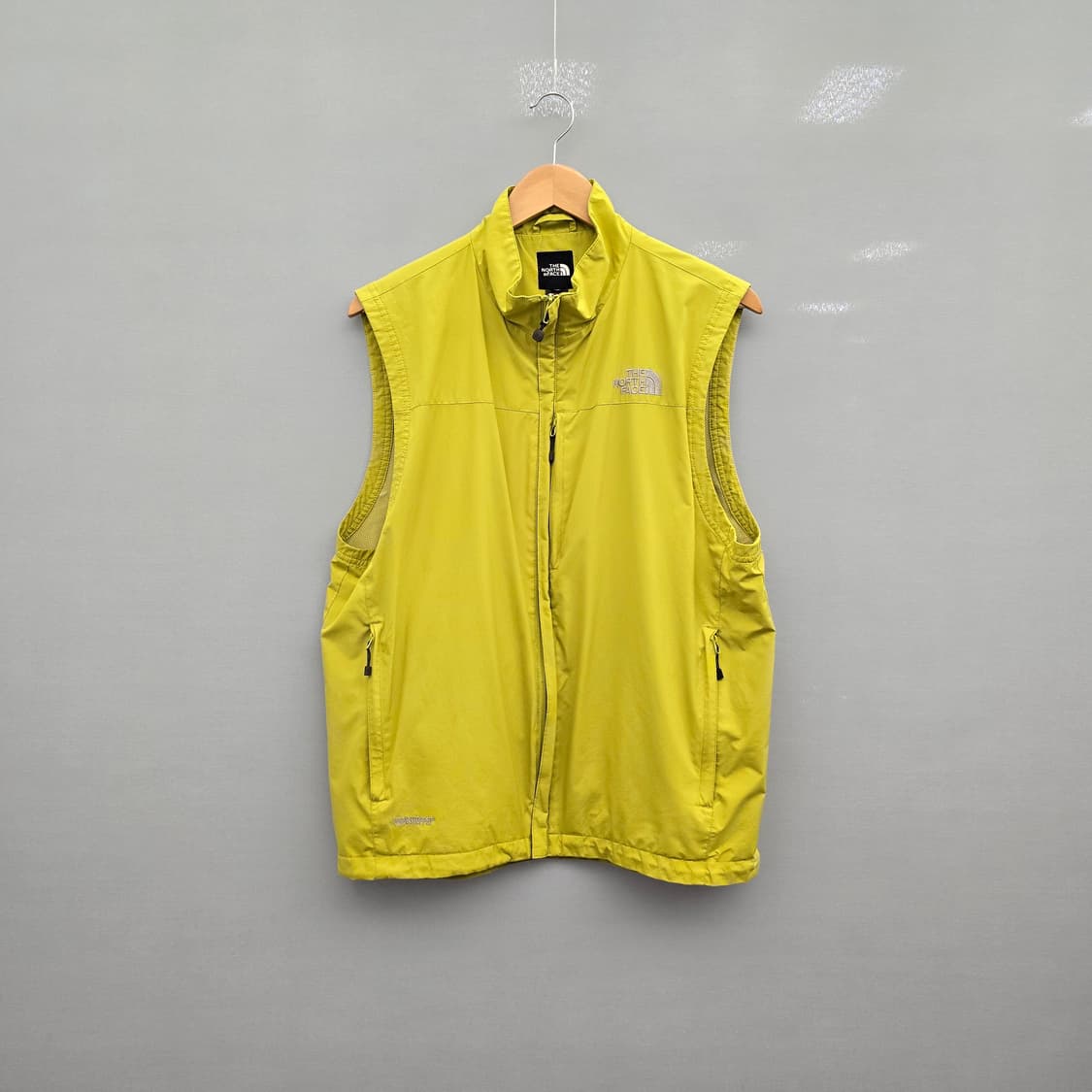 노스페이스 옐로우(형광) 조끼 베스트 바람막이 상품이미지1