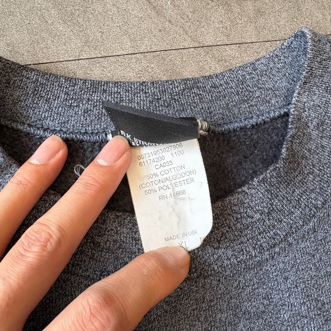 100주년 미국 생산 할리 데이비슨 블루 스웻셔츠 상품이미지6