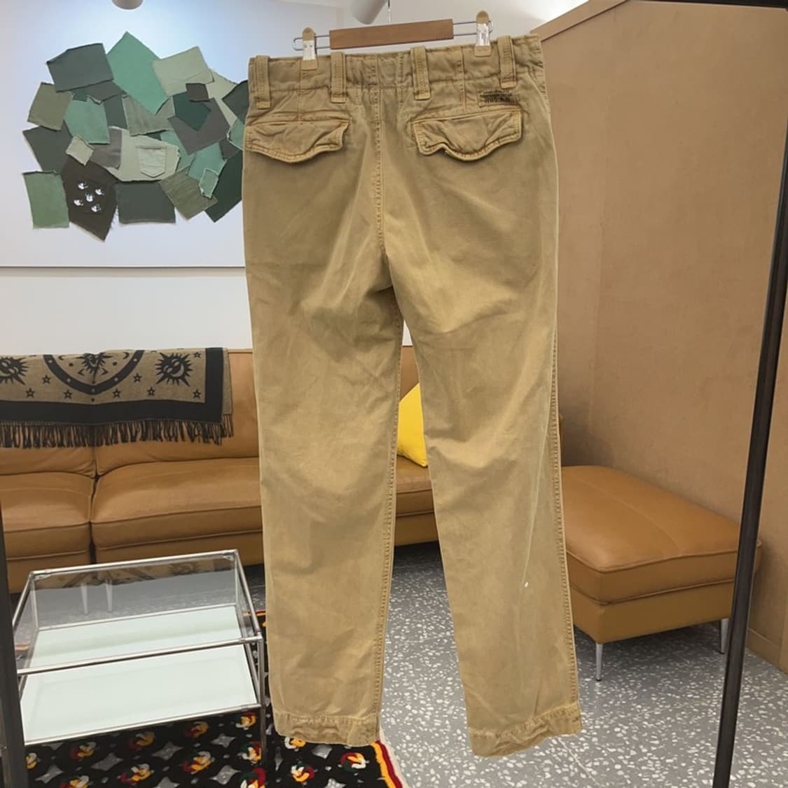 후아유 올드스쿨 빈티지 베이직 코튼팬츠 30인치 C06590 상품이미지4