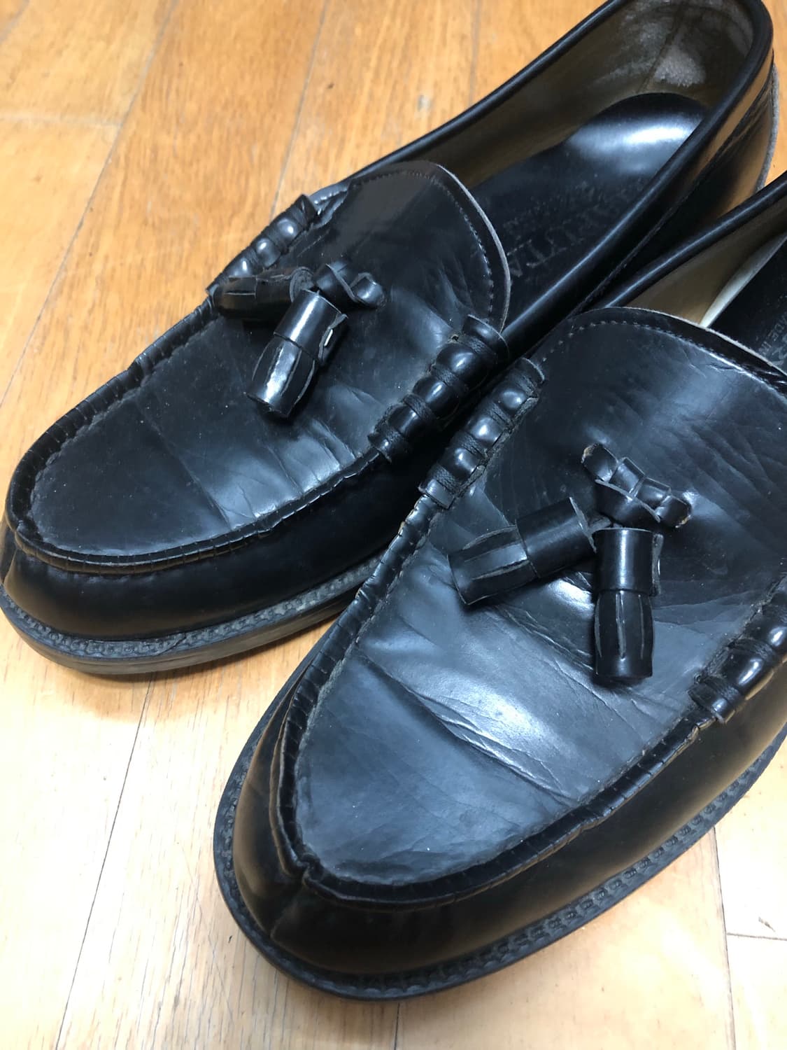 하루타 HARUTA 블랙 태슬 로퍼 260 상품이미지3