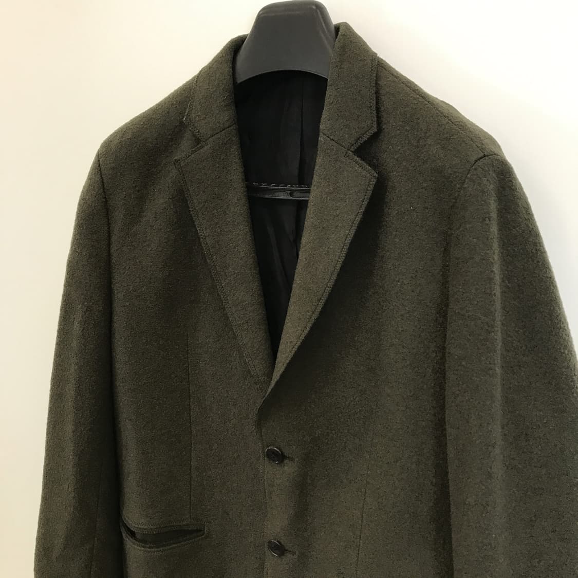 DKNY 핸드메이드 울 모직자켓 카키 [XL] 상품이미지2