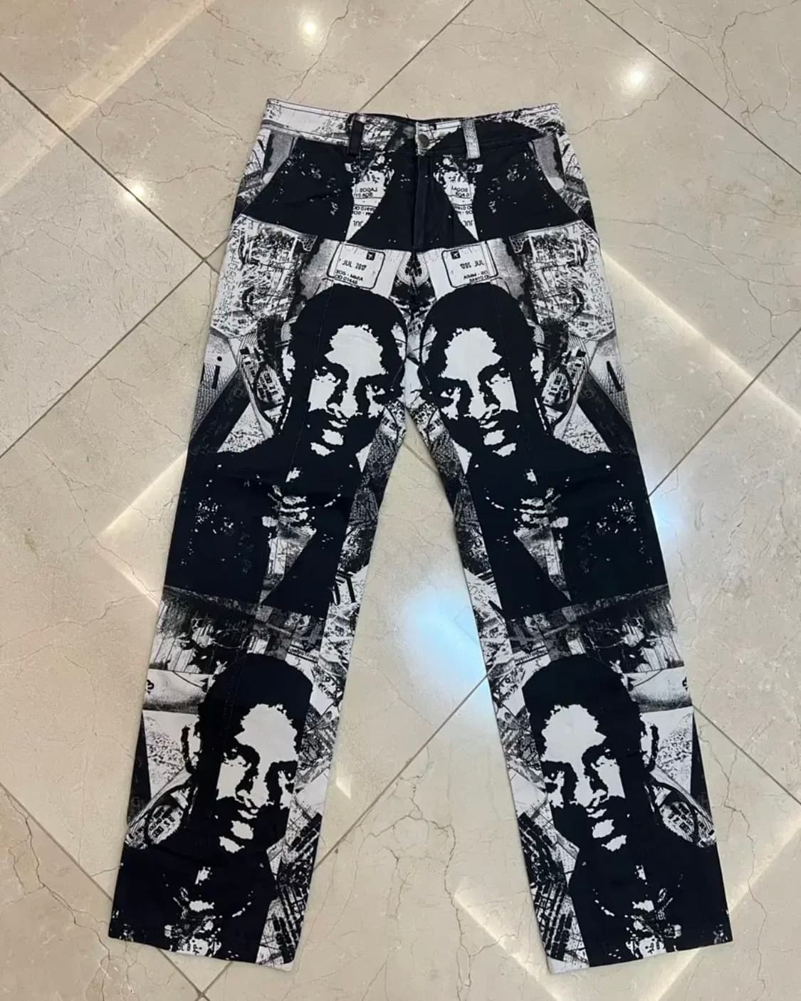 Abigail Ajobi 프린팅 팬츠 28-29 상품이미지1