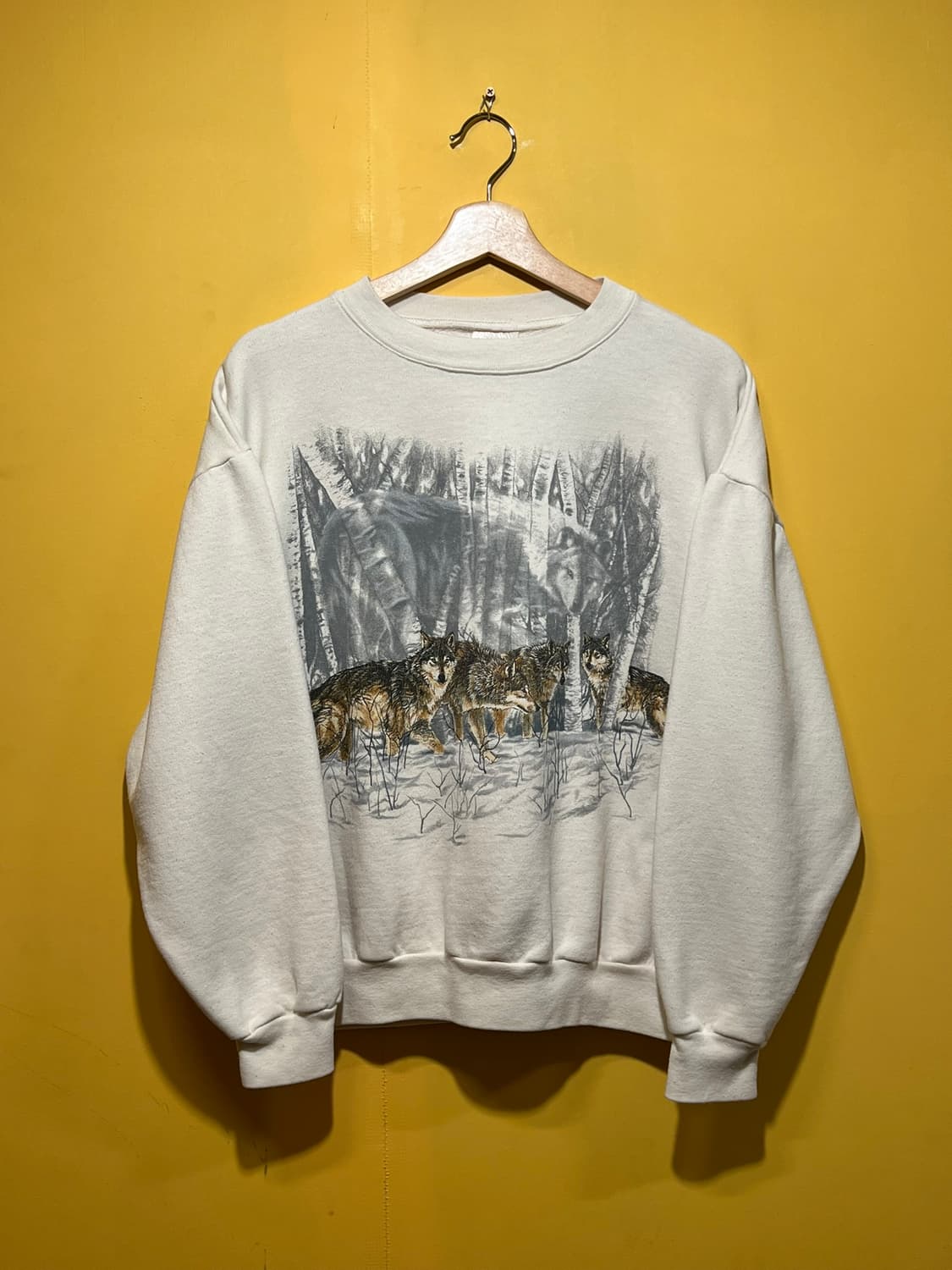 90s [S] Harlequin Nature 울프 그래픽 빈티지 맨투맨 상품이미지1