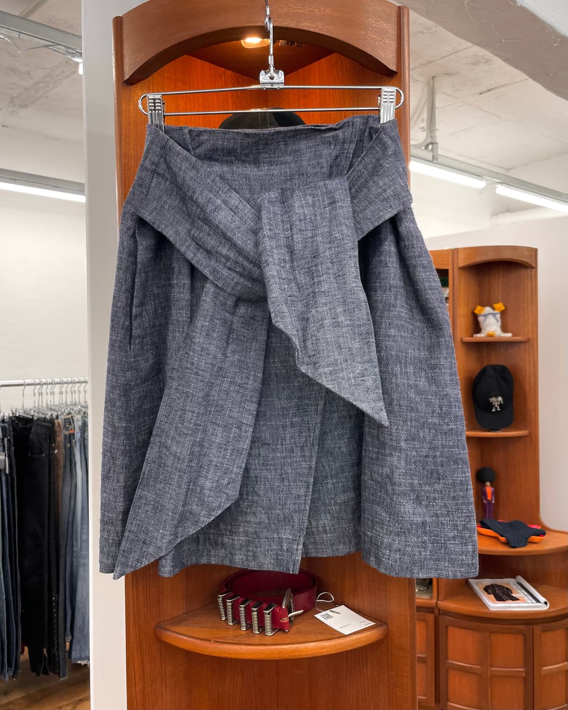 [42] MSGM 리본 랩 스커트 상품이미지1