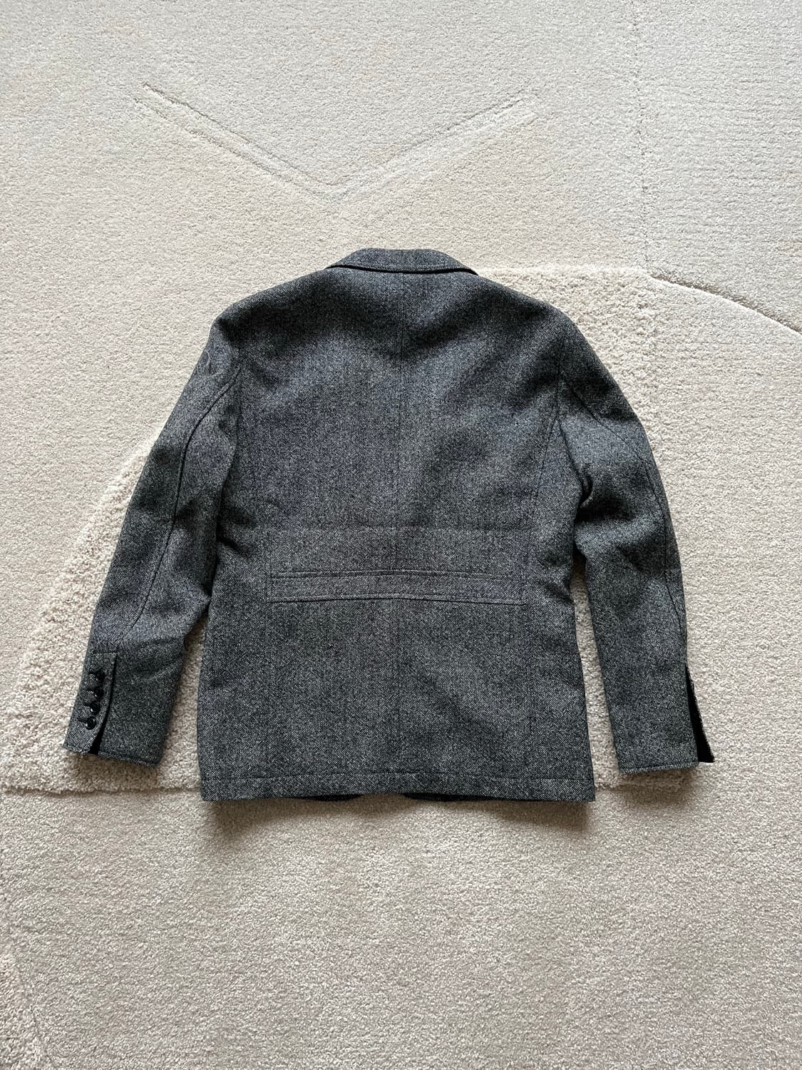 므씨유니콜 문트위드 울 헤링본 사파리 자켓 (95-100) 상품이미지9