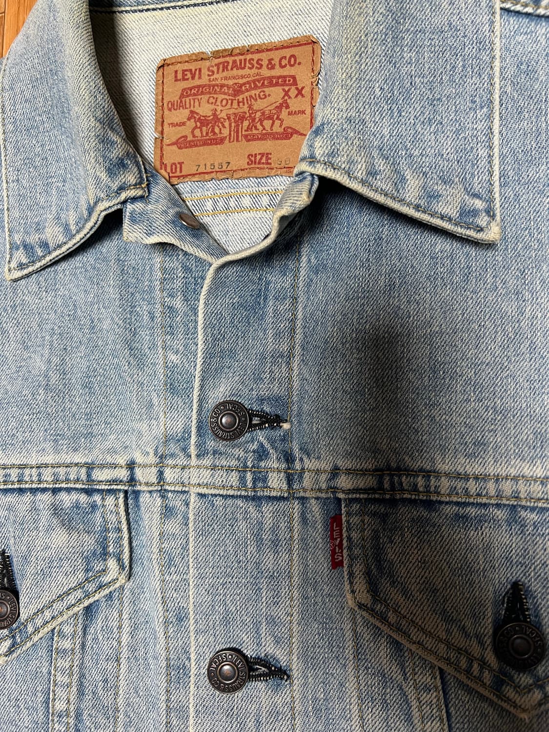 리바이스 일본 복각 초판 3RD 71557 - 0214 상품이미지1