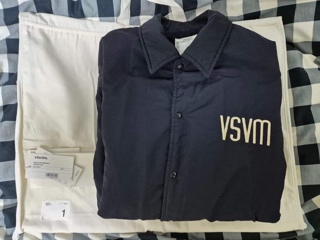 [1] visvim 비즈빔 23ss 코치자켓 네이비 상품이미지2