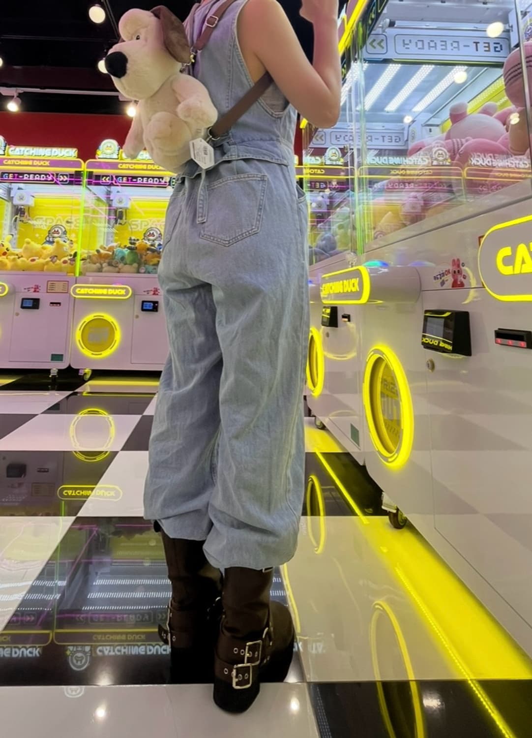 빈티지 데님 멜빵 점프수트 상품이미지3