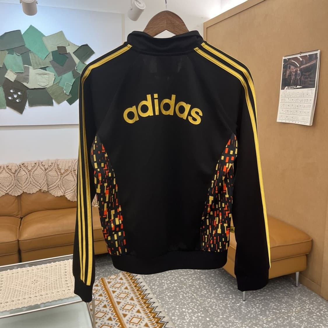 아디다스 스트릿 펑크 픽셀 그래픽 패턴 져지 집업 95 C10732 상품이미지4