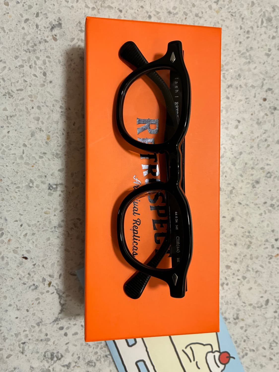 래쉬 클리프트 안경 44 블랙  상품이미지1