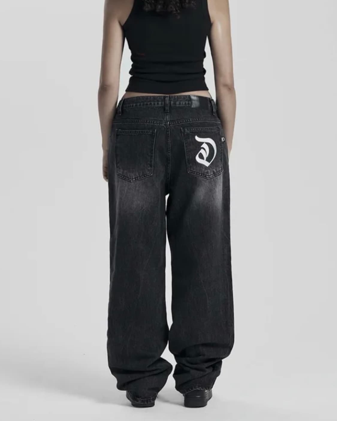 오도어 Nas raw wide denim in black 상품이미지1