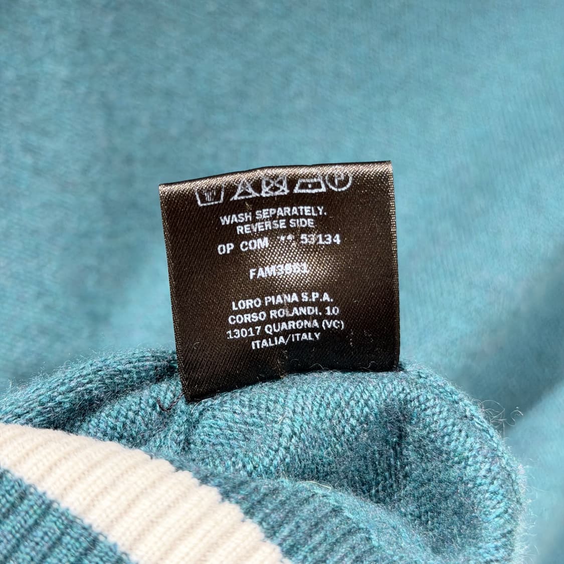 (A+/52) / 로로피아나 월레스 캐시미어 니트 스웨터 상품이미지8