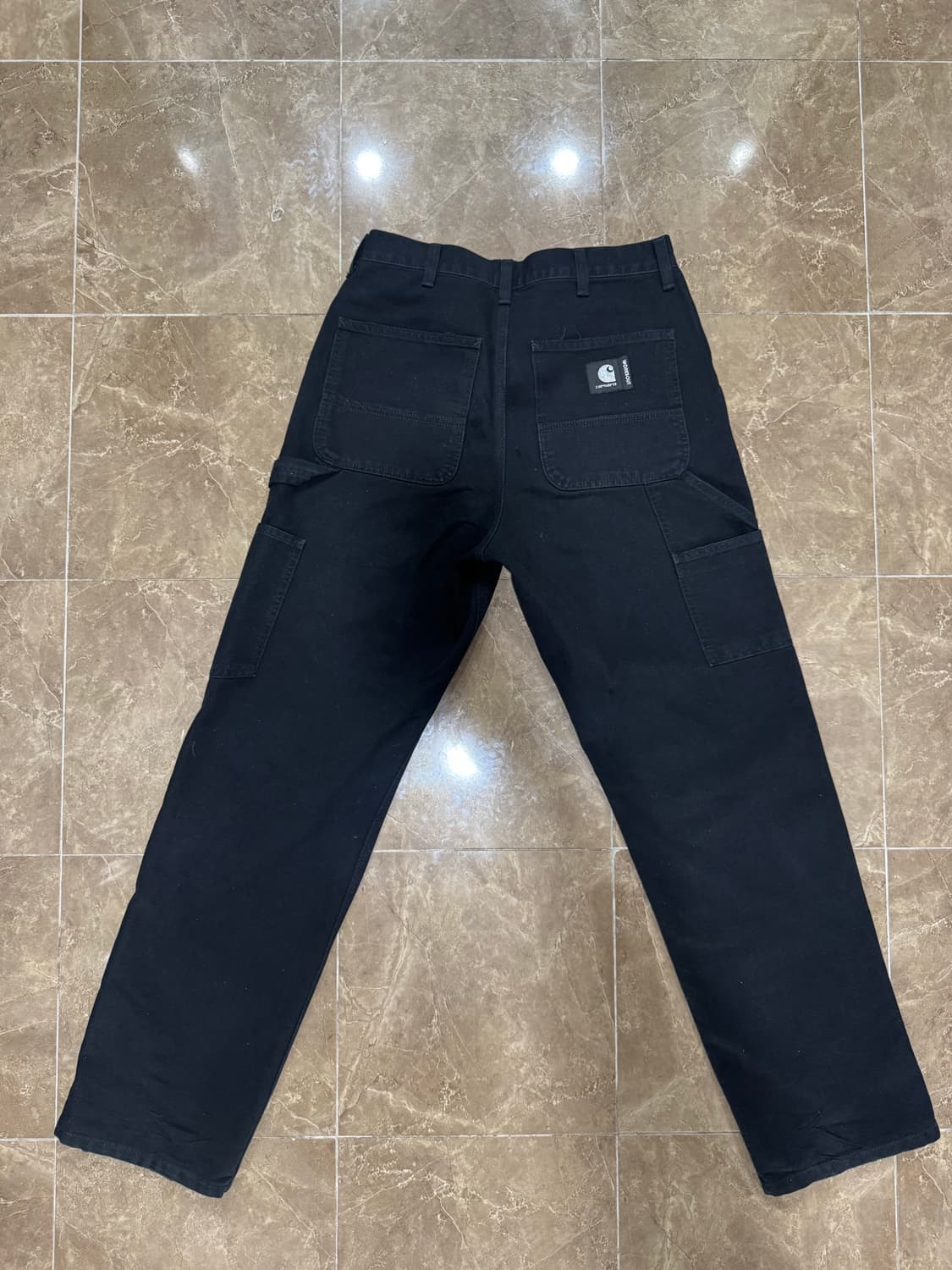 칼하트wip x 웍스아웃 콜라보 더블니 팬츠 상품이미지2