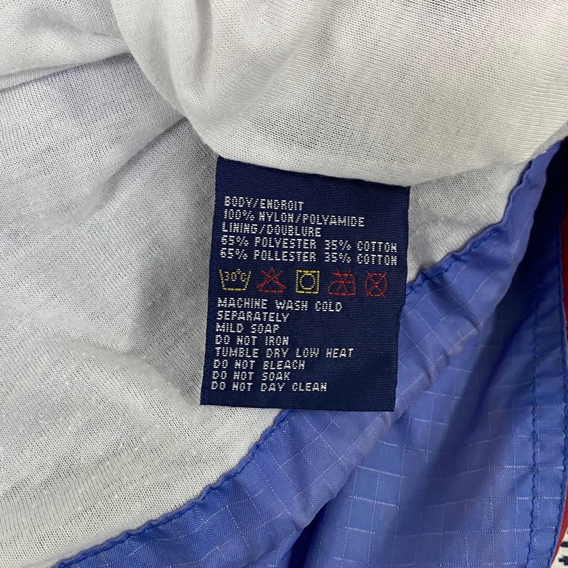 타미힐피거 올드스쿨 빅로고 바람막이 2XL 상품이미지10