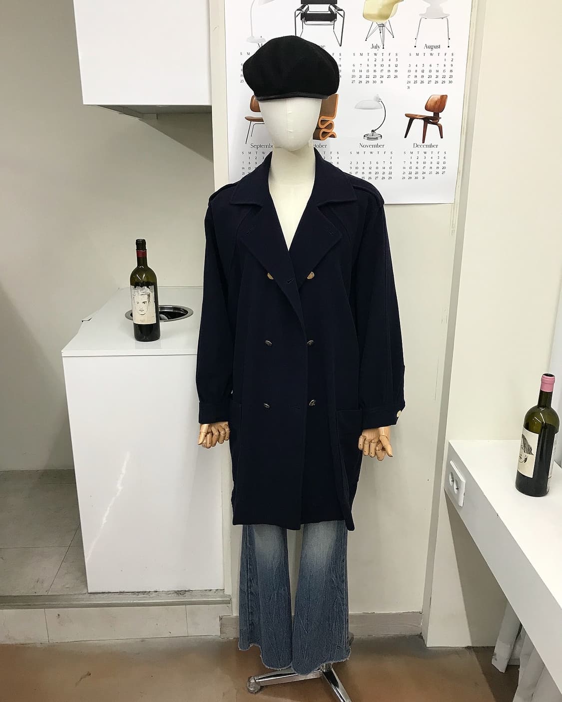 버버리 캐시미어 금장 더블 코트 상품이미지7