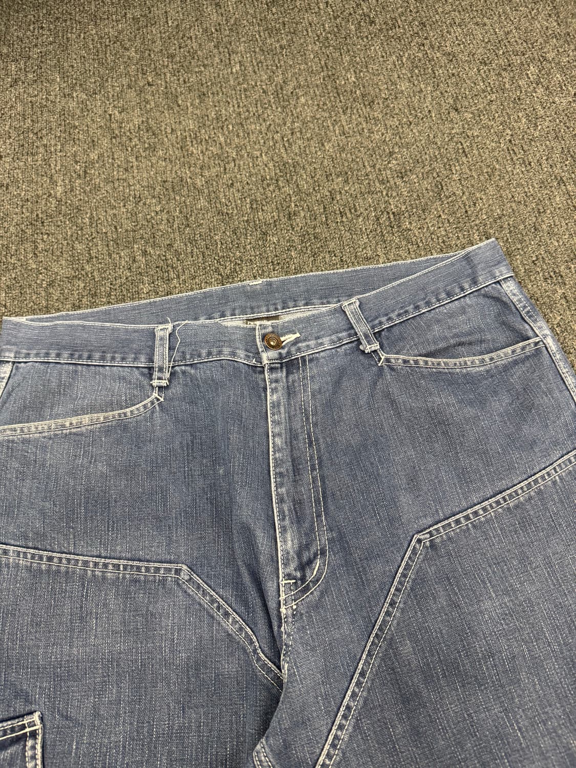 XL) Proceedrebels 빈티지 데님카고팬츠 상품이미지4