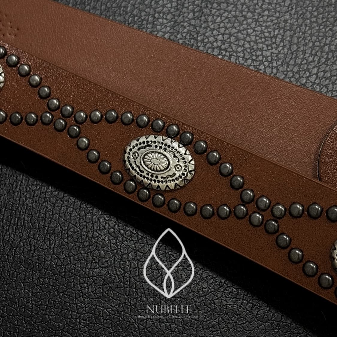 🌗 Ethnic stud belt / 에스닉 스터드 웨스턴 벨트 상품이미지8