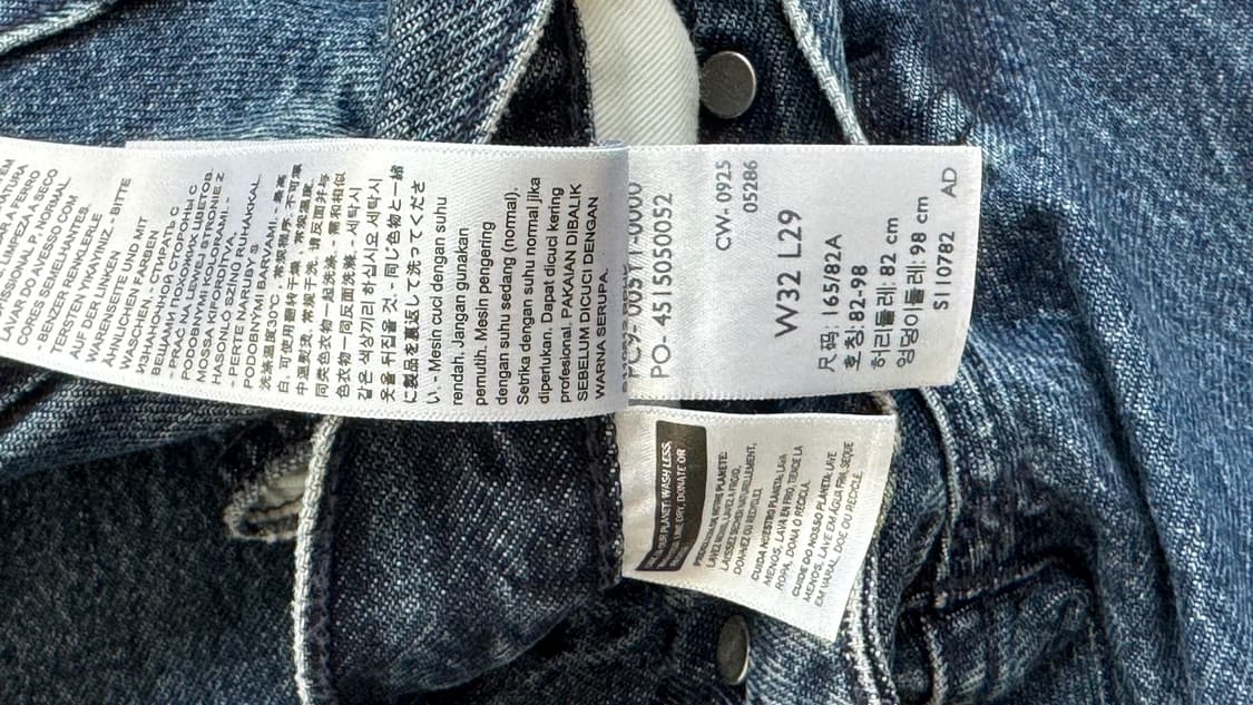 리바이스 '93 501 32x29사이즈 상품이미지4