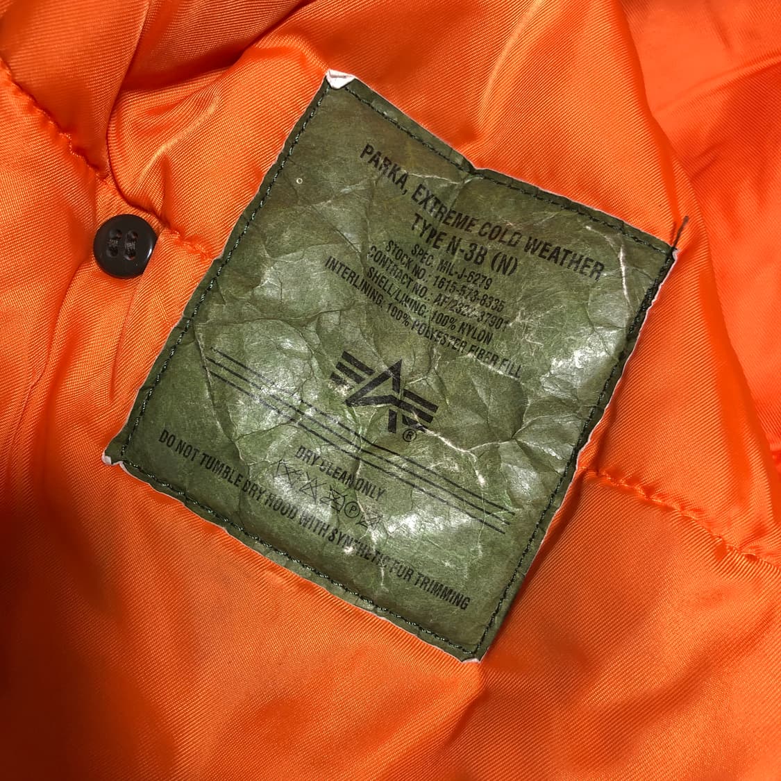 알파인더스트리 야상 점퍼 국내m 상품이미지5