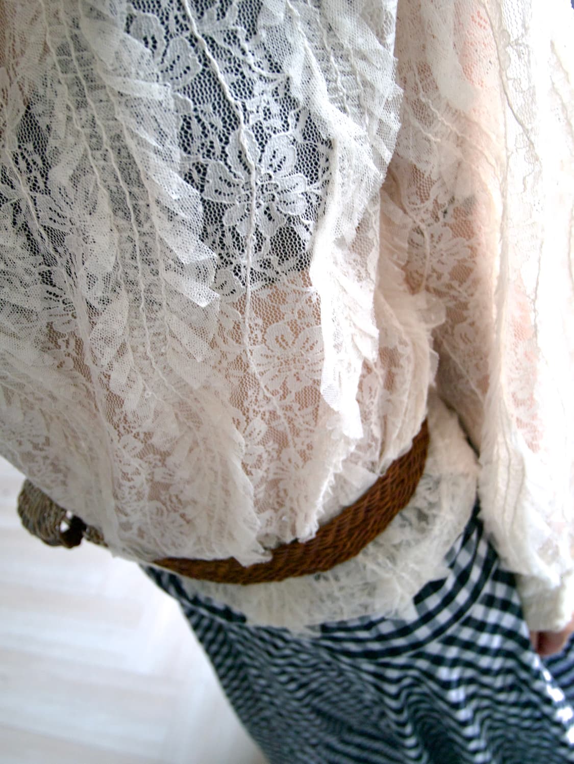 lace jacquard shirts 상품이미지7
