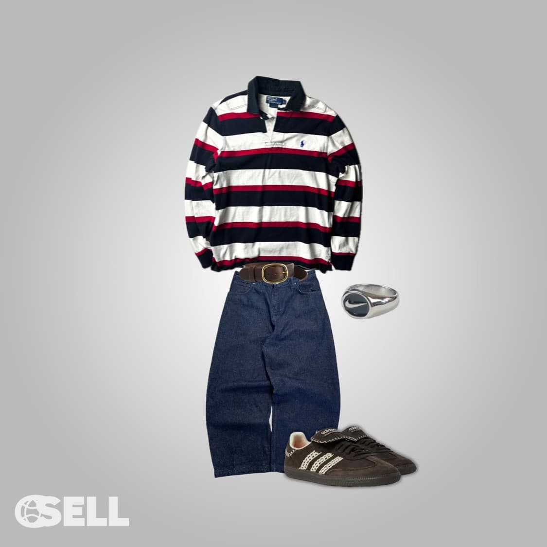 폴로 스트라이프 럭비 긴팔티 상품이미지2